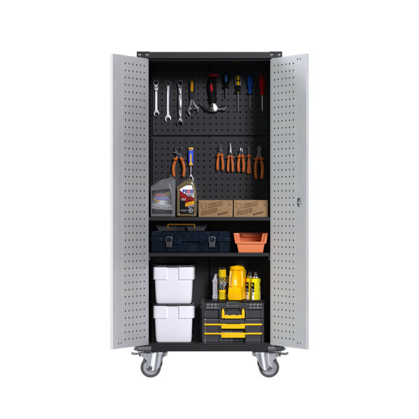 WFX Utility™ Rosemont 71" H x 32" W x 16" D Metal Garage Tool Storage